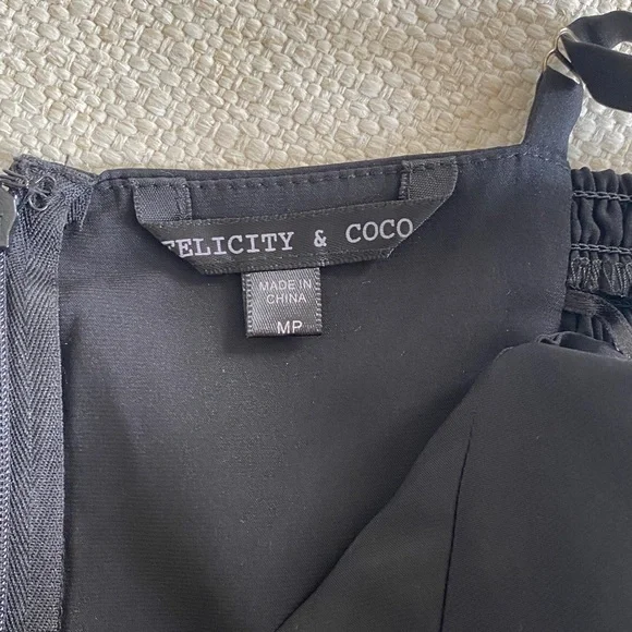 Felicity & Coco Black Spaghetti Strap Maxi Dress - Picture 3 of 4